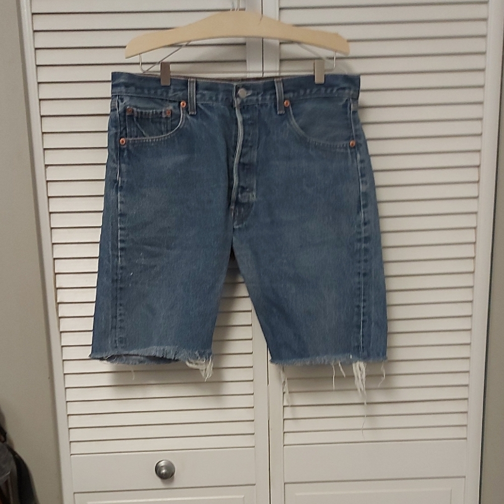 Levi's Made In The USA Blue Jean Shorts (Please Read Description For Sizing)